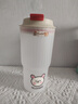 沃德百惠（WORTHBUY）水杯男女簡(jiǎn)約飲水杯上班族小學(xué)生專用便攜防摔隨手杯夏季運(yùn)動(dòng)水壺 透明款-范范兔（650ml） 曬單實(shí)拍圖
