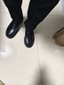 奧康休閑皮鞋軟底百搭商務(wù)男鞋真皮透氣防滑耐磨套腳舒適樂(lè )福鞋厚底 黑色 39 （運動(dòng)鞋40=本款39） 曬單實(shí)拍圖