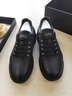 零度Zero男鞋2025新款真皮透氣舒適輕盈厚底緩震輕戶(hù)外運動(dòng)休閑鞋 黑色 41 (255mm) 曬單實(shí)拍圖