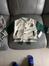 G.DUCKKIDS小黃鴨男童春秋套裝2024新款衛(wèi)衣洋氣男寶寶春季衣服三件套兒童休 綠色 小熊棒球服 75-85cm1-2歲【90碼 曬單實(shí)拍圖
