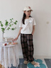 真維斯女童短袖t恤純棉夏季2025年新款夏裝女孩半袖薄款衣服中大童童裝 紫 魔法卷毛狗+白 魔法狗 140 曬單實拍圖