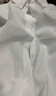 LPOX襯衫女白色潮流夏季百搭韓版寬松休閑打底顯瘦襯衫不透職業(yè)襯衫女 白色 3XL 曬單實拍圖