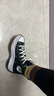 匡威（Converse）RunStarHike 黑白熊貓 高幫厚底增高帆布運(yùn)動(dòng)鞋情侶休閑鞋男女鞋 166800C 黑色 37 /4.5 曬單實(shí)拍圖