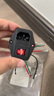匯君 AC電源插座品字帶燈帶保險絲三合一帶開關(guān)電源插座  三合一帶燈紅色帶單頭線15cm  曬單實拍圖