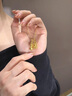 興穎韋雪同款金包銀項鏈女金剛杵貔貅吊墜520情人節送女友老婆禮物 包金1克+金剛杵貔貅項鏈+約7克 曬單實(shí)拍圖