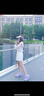 FSHE夏季鹽系感防曬衣套裝女士運動服時尚外套休閑短袖短褲兩件套 白色 L (建議100斤-115斤) 曬單實拍圖