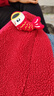 巴拉巴拉童裝兒童棉服男童女童棉襖寶寶棉衣2025冬春搖粒絨毛絨外套百搭薄 酒紅60904 110 曬單實(shí)拍圖