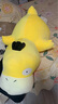 HKFZ可達鴨玩偶毛絨玩具小黃鴨子公仔抱枕女生睡覺(jué)大號娃娃男生日禮物 趴姿可達鴨 80cm 曬單實(shí)拍圖