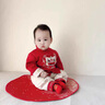 G.DUCKKIDS兒童漢服男童春秋中國風(fēng)周歲宴禮服男寶寶夏季中式拜年服女孩唐裝 紅色【春秋款】 90 建議身高80-90cm1歲半-2歲 曬單實(shí)拍圖