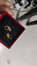 香港金色9耳環(huán)女款水滴耳墜耳飾大小耳圈沙金送情人節(jié)生日禮物 金 曬單實拍圖