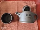 講茗堂原礦紫砂壺合歡壺雕刻壺把玩紫砂茶具茶壺禮品送客戶送長輩喝茶泡 紫砂龍壺天道酬勤 250ml 曬單實(shí)拍圖