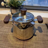 逸芳華304不銹鋼油壺廚房家用油罐儲油濾油神器帶蓋加厚耐高溫豬油罐 304鋼儲油罐-小號（1.2L） 曬單實(shí)拍圖