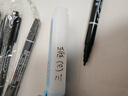 金可益水性記號筆 創(chuàng  )意極細雙頭繪畫(huà)勾線(xiàn)嘜頭筆三色油性勾線(xiàn)筆黑色紅色藍色美術(shù)專(zhuān)用小學(xué)生 雙頭水性記號筆（黑色10支） 曬單實(shí)拍圖