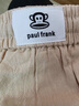 大嘴猴（paul frank）日系復古亞麻男士直筒休閑褲夏季薄款潮牌寬松闊腿百搭男裝長褲子 杏色DJS-Q2583【官方正品】 XL 【建議130-150斤】 曬單實拍圖