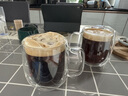 法·瑪莎 FAV MARTHA雙層玻璃水杯帶把手咖啡杯加厚馬克杯隔熱牛奶杯子防燙泡茶杯家用 【雙層玻璃杯】 280ml 曬單實(shí)拍圖