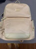 新秀麗（Samsonite）雙肩包高端背包14英寸電腦書包NU8米白色七夕禮物送女友情人節(jié) 曬單實拍圖