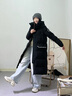波司登反季冬極寒羽絨服鵝絨谷愛凌同款男女情侶長款連帽戶外外套 曬單實(shí)拍圖