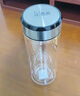 希諾雙層玻璃杯男家用商務(wù)辦公泡茶杯子車載水杯XN-6712本色 360mL 曬單實拍圖
