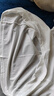 益帛短袖t恤男士夏季韓版潮流修身彈力重工刺繡五分半袖休閑圓領(lǐng)上衣 白色 3XL 【建議145-160斤】 曬單實拍圖
