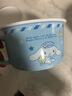 Hello Kitty三麗鷗陶瓷泡面碗學(xué)生宿舍帶蓋米飯碗兒童可愛(ài)大容量家用網(wǎng)紅飯盒 大耳狗泡面碗-935ml 曬單實(shí)拍圖