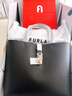 芙拉（FURLA）【限時(shí)優(yōu)惠】MIANOVA牛皮大號女士上班族通勤大容量手提托特包 黑色 曬單實(shí)拍圖