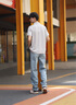 Calvin KleinJeans【明星同款復(fù)刻90系列】25春夏男ck復(fù)古直筒牛仔褲4RB700G RJJ-牛仔淺藍(lán) 31 曬單實(shí)拍圖