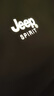 JEEP SPIRIT吉普【兩件裝】短袖T恤男夏季中青年純棉簡(jiǎn)約休閑男裝 深灰+黑色 4XL (170斤-195斤) 曬單實(shí)拍圖