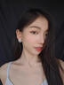 BJYL晚宴珍珠耳環(huán)釘女輕奢高級感2025新款蚊香盤(pán)耳夾女無(wú)耳洞氣質(zhì)耳飾 耳釘一對 曬單實(shí)拍圖
