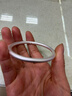 順慶銀樓足銀9999銀飾經(jīng)典古法傳承素圈簡(jiǎn)約百搭款送自己送女友新年禮物 古法素圈約40克圈口56 曬單實(shí)拍圖