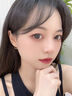 周鼎生珠寶王子文同款黃金耳釘女999足金耳環(huán)小金豆豆扇形2021年新款潮 黃金耳釘【一對(duì)】約2.9-3.1g 曬單實(shí)拍圖