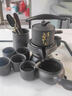 陶福氣紫砂自動茶具套裝家用功夫懶人泡茶器石磨茶壺茶杯茶洗一整套定制 紫砂厚德自動茶具全套【禮盒裝】 曬單實(shí)拍圖