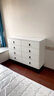有介簡(jiǎn)約實(shí)木五斗柜臥室客廳靠墻抽屜式收納柜北歐巖板皮質(zhì)九斗櫥整裝 白色60*40*95小五斗柜（包安裝） 曬單實(shí)拍圖