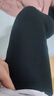婧麒（JOYNCLEON）孕婦褲春秋打底褲外穿運動瑜伽安全休閑褲子 黑色XXL Jyk130631 曬單實拍圖