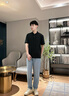 TOMMY JEANS25秋冬男裝美式復(fù)古磨白淺藍色水洗微彈寬松錐形牛仔褲20979 牛仔淺藍1AB 32 曬單實拍圖