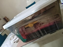 透明收納箱家用大小號大容量?jì)ξ锵湟挛镘?chē)載書(shū)籍整理箱玩具收納盒 透明黑（工廠(chǎng)直銷(xiāo)） 【單個(gè)裝】特大號 長(cháng)43寬31高23cm 曬單實(shí)拍圖
