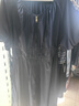 moussy 2025夏季新品燈籠袖抽繩收腰雙拉鏈連衣裙女028ISA33-3991 140海軍藍(lán) 均碼 曬單實(shí)拍圖