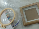 皓梵潔刺繡相框diy手工禮物制作材料包生日禮物快樂男生送女友十字繡 刺繡畫【4寸相框+卡紙+繡布】 【配全套工具+教程】 曬單實(shí)拍圖