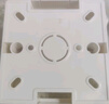 國(guó)際電工 86型開關(guān)插座底盒暗裝明盒通用暗盒面板開關(guān)盒插座接線盒大容量 86型【明裝】底盒10只白 曬單實(shí)拍圖