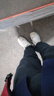 真維斯（Jeanswest）男鞋夏季2025潮休閑鞋子男透氣跑步運動鞋男飛織網(wǎng)面鞋 白藍色 42 曬單實拍圖
