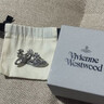 薇薇安·威斯特伍德（Vivienne Westwood）[代購(gòu)現(xiàn)貨]西太后土星耳釘輕奢小眾耳飾送女友生日禮物旗艦正品 銀色 曬單實(shí)拍圖