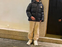 匡威Converse童裝男女童短款連帽羽絨服冬季新款兒童保暖上衣 曬單實(shí)拍圖