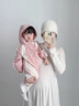G.DUCKKIDS童裝嬰兒衣服春秋季2025新款新生兒連體衣兔子刺繡沖鋒衣外出服寶 LZ25105粉色 73cm 尺碼7-9個月(建議13-18斤) 曬單實拍圖