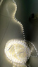 飛利浦（PHILIPS）燈帶LED燈條220V高壓家用客廳臥室吊頂線條燈軟光帶無(wú)主燈照明 【標(biāo)亮30珠5W每米】暖白光 15米—含配件包 曬單實(shí)拍圖