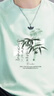 TEEK中國(guó)風(fēng)印花短袖t恤男生水柔棉上衣服 2025夏季國(guó)潮男裝休閑體恤衫 HAT61淺綠色 L 曬單實(shí)拍圖