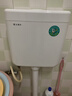 卡地爾廁所沖水箱蹲便器水箱套裝大沖力節水沖水箱配件 006T1單按（白色按鍵） 水箱 曬單實(shí)拍圖