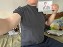 布先生明星同款可機洗毛T羊毛短袖毛衣男士針織打底衫 【小高領(lǐng)】礦石灰 2XL (185) 曬單實(shí)拍圖