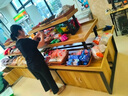 柏海森中島展示柜超市貨架零食堆頭水果特產(chǎn)便利店流水臺(tái)產(chǎn)品陳列置物架 [灰色+黑架]無柜小號(hào)120*90四 曬單實(shí)拍圖