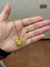 明牌珠寶 珍珠鏈 足金古法黃金項鏈送禮女AFR0045工費600 約44+3+3厘米 約8.37克 曬單實拍圖