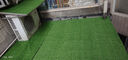 優(yōu)衣茂仿真草坪塑料墊戶(hù)外人造草橡膠地毯草皮陽(yáng)臺室內裝飾2cm白底2*4 曬單實(shí)拍圖