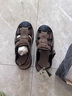 Jeep吉普包頭皮涼鞋男鞋夏季外穿越野涉水鞋戶(hù)外復古輕便運動(dòng)沙灘鞋 卡其 41 曬單實(shí)拍圖